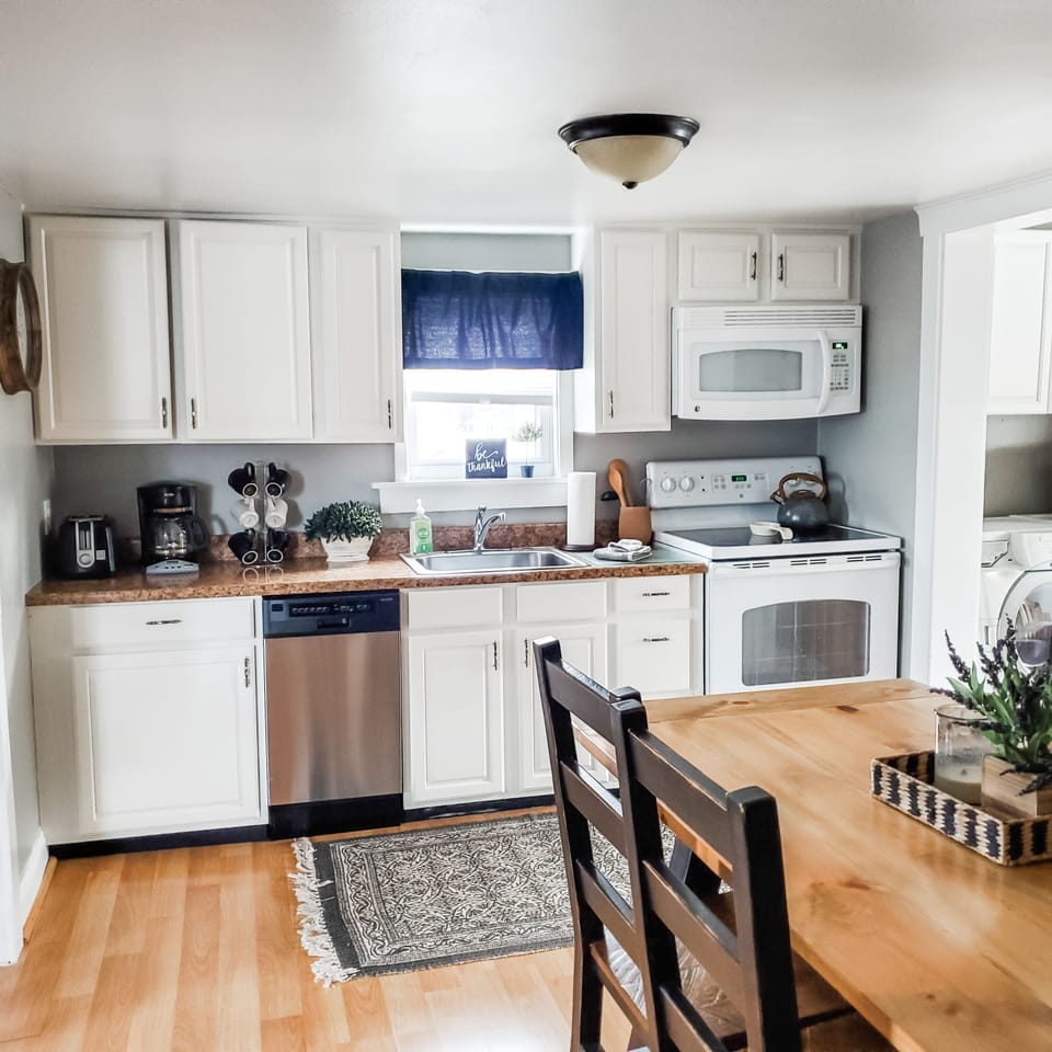 Fully stocked kitchen