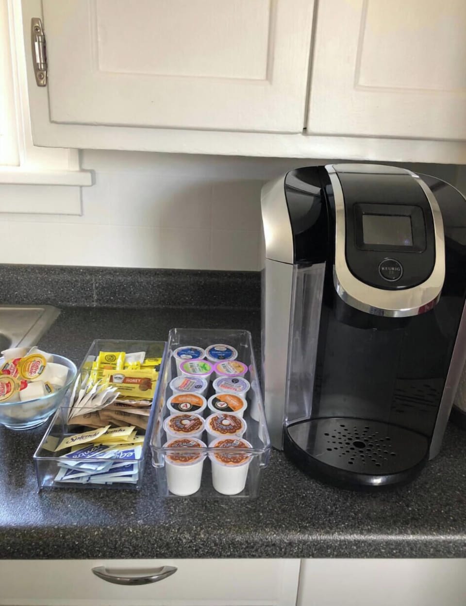Keurig machine for morning coffee/tea