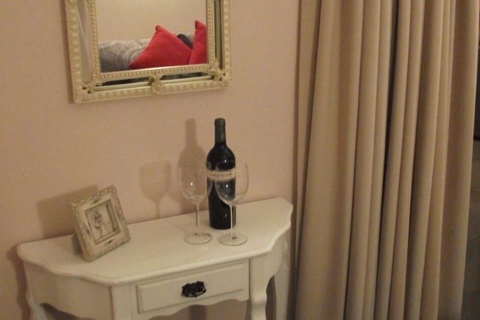 Wine and glasses