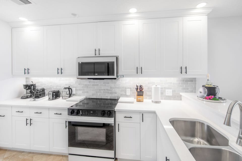 Newly renovated kitchen.