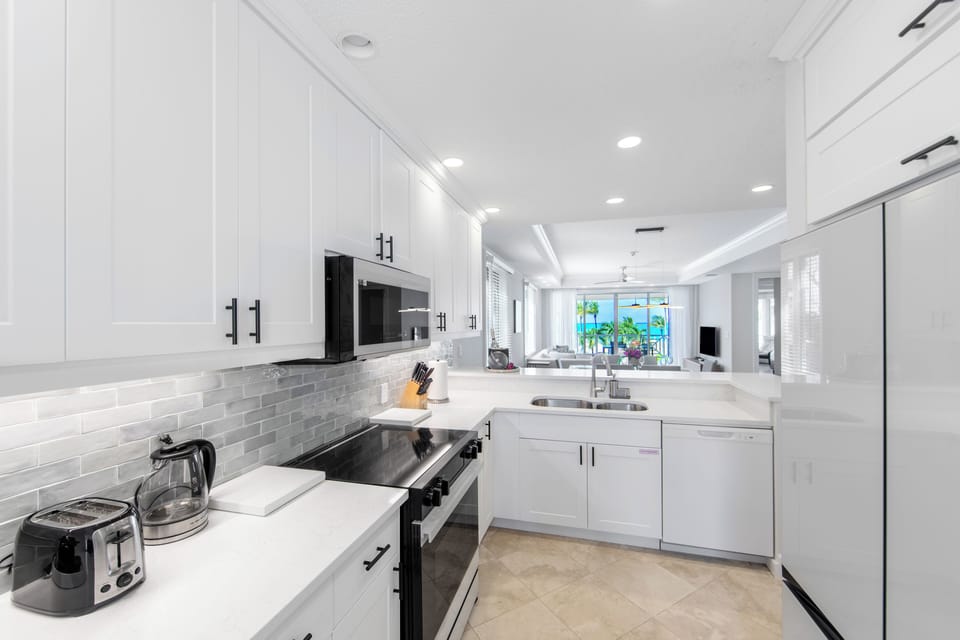 Newly renovated kitchen.