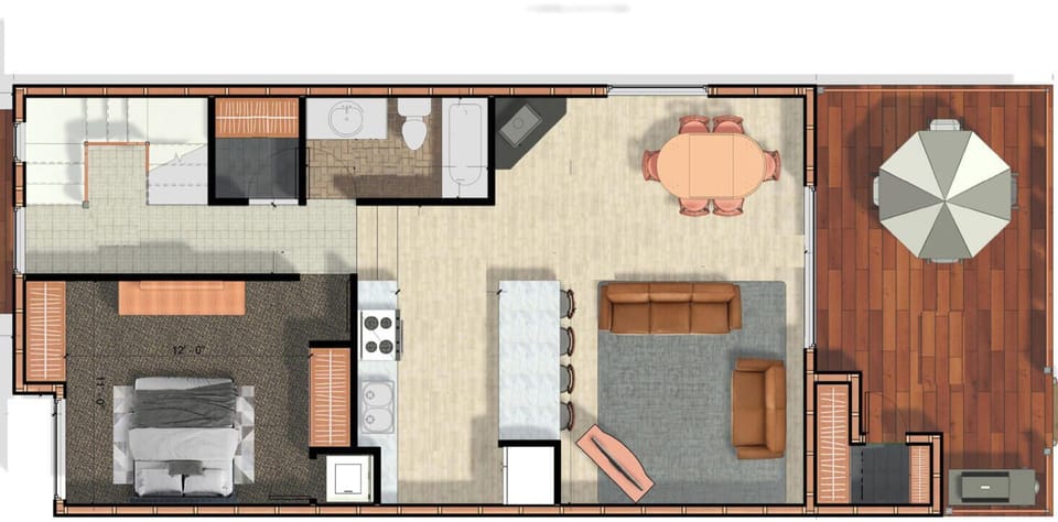 mountainview vacation rental Bellaire - layout main