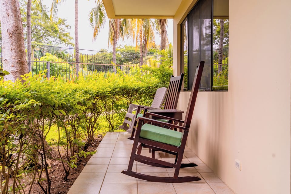 FRONT PATIO OF THE VILLA