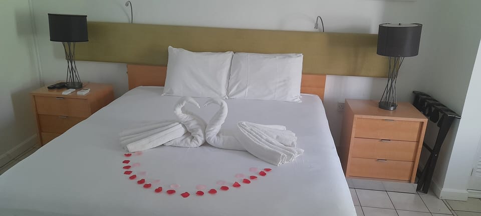 Egyptian cotton sheets, down comforters, Select Comfort beds
