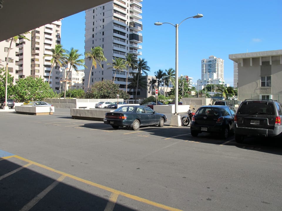 24 hour security maintained building parking lot, reserved space located here!