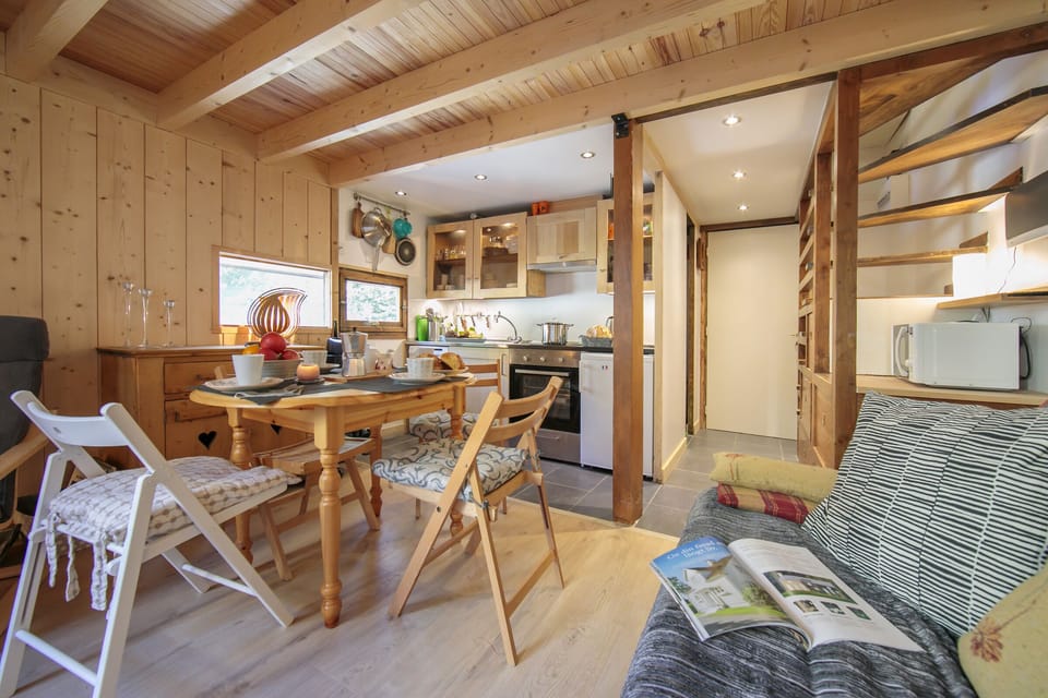 Open plan living area