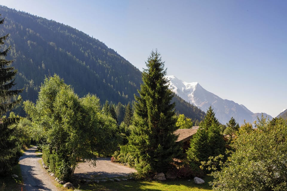 Majestic view from balcony