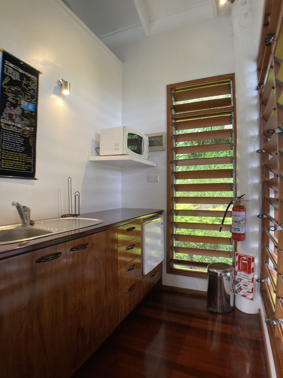 King suite private kitchenette.