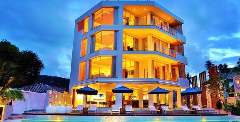top floor penthouse of a boutique luxurious resort