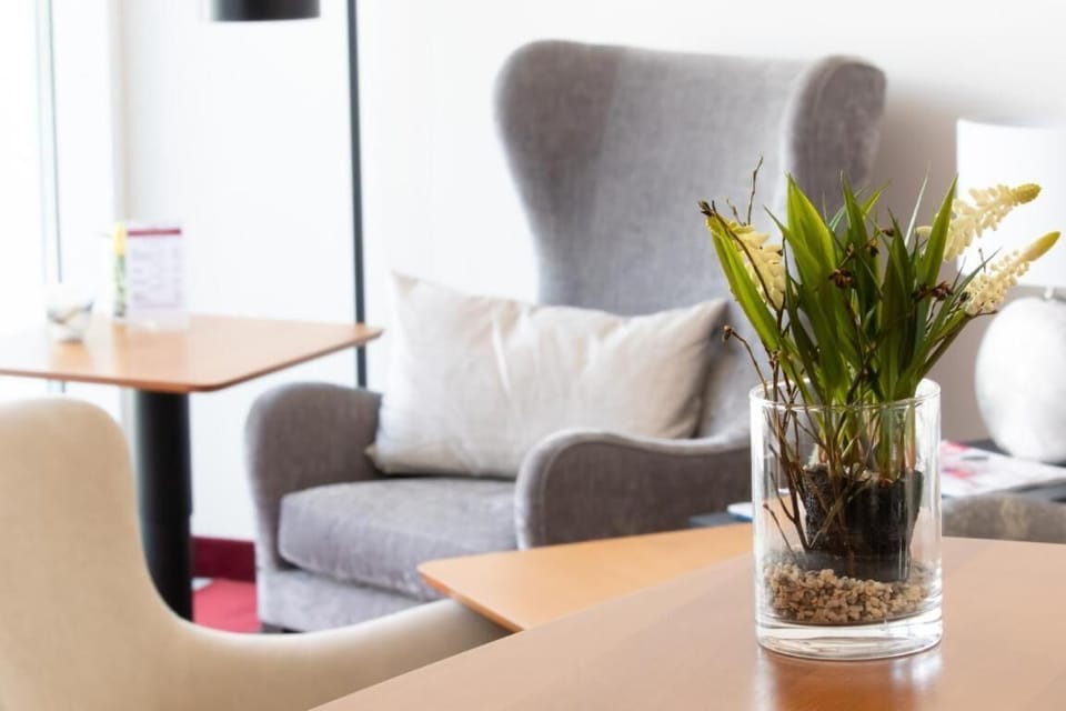 40-inch flat-screen TV with satellite channels, TV