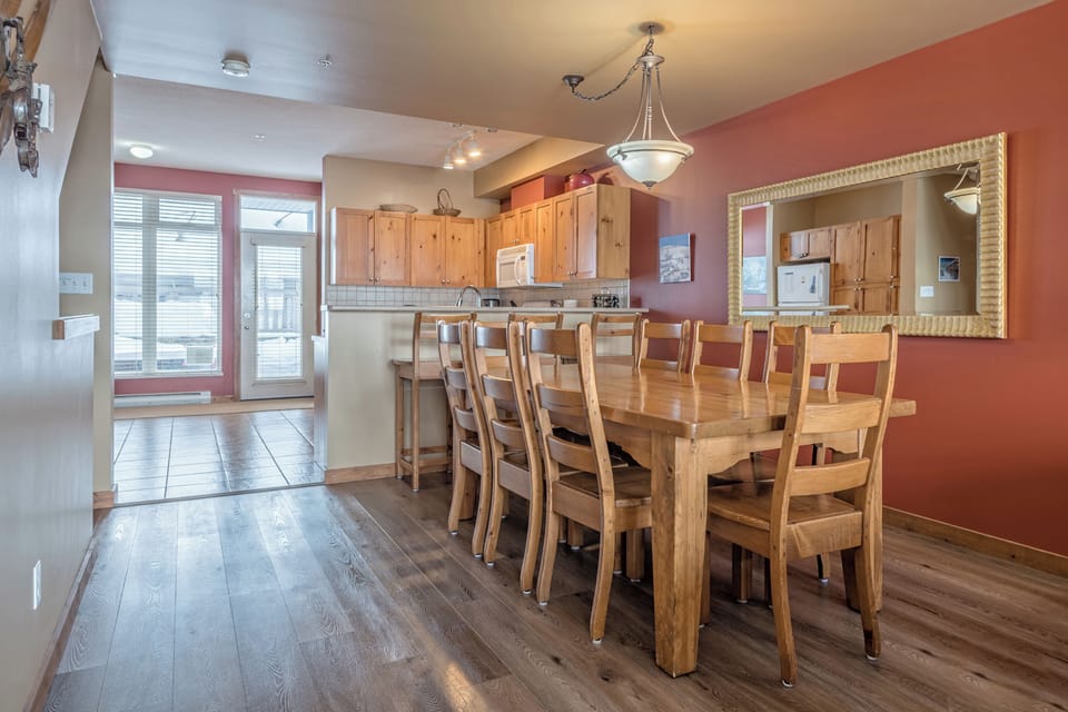 Dining Area with a Large Table 