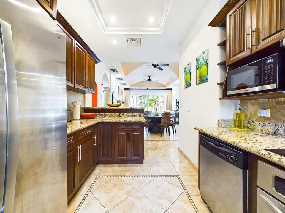 Open concept kitchen