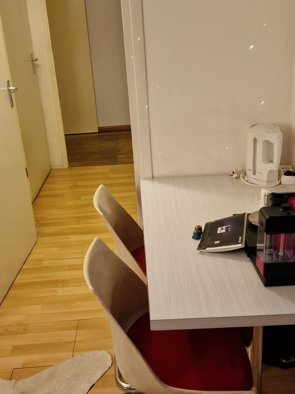 the little hallways  lead to:  your private  toilet / separate  shower cabin /