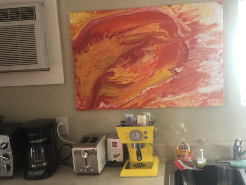 Colorful pour art!