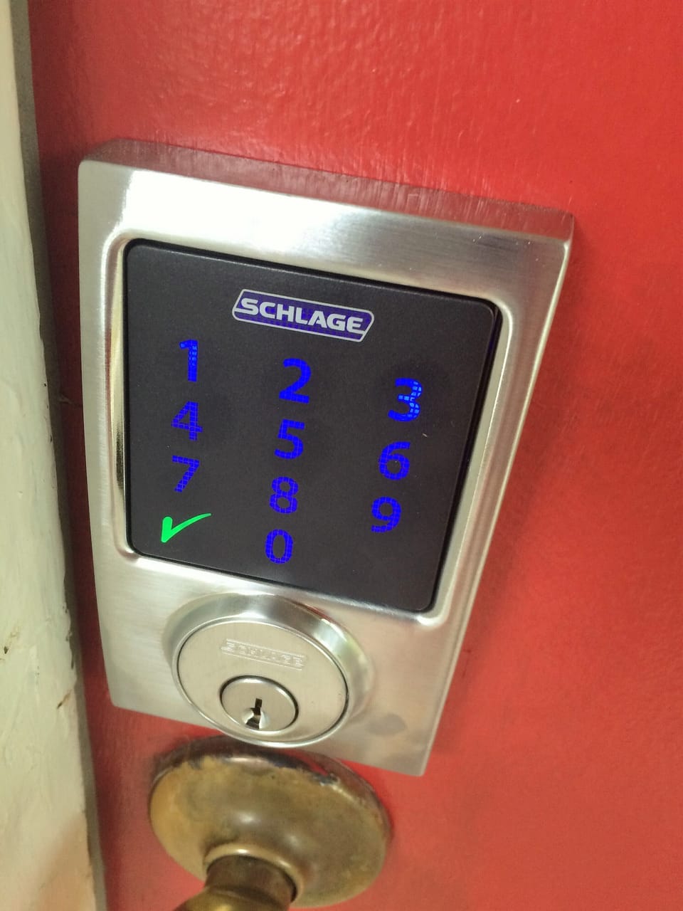 Easy access keyless entry available 24-7! Please note the door is now white.