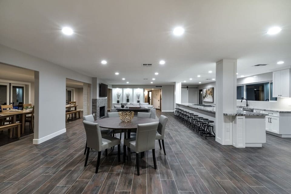 [Main Living Spaces] Open to the kitchen, living, and dining area with ample seating