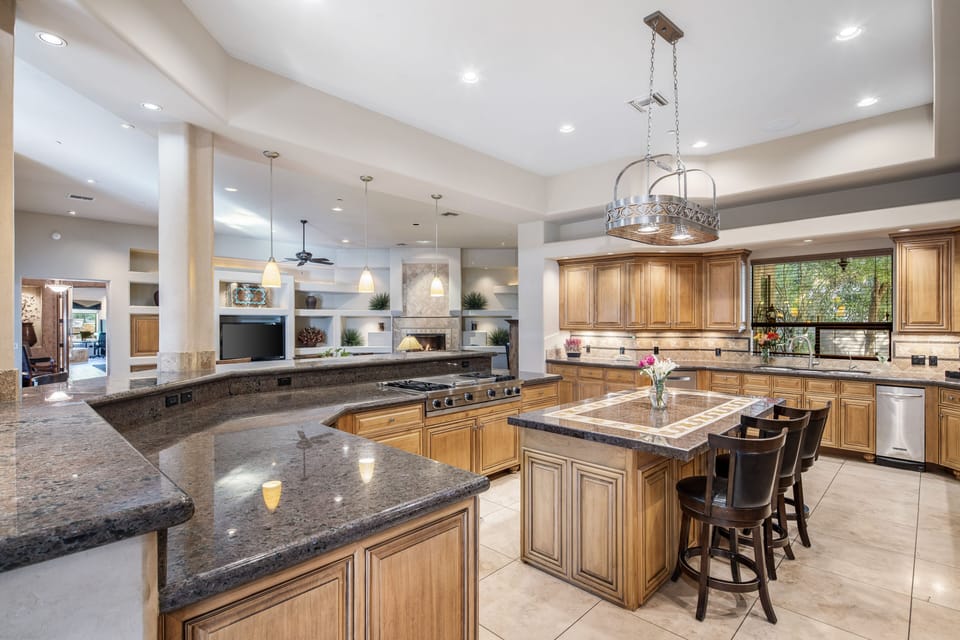Gourmet Kitchen in main house