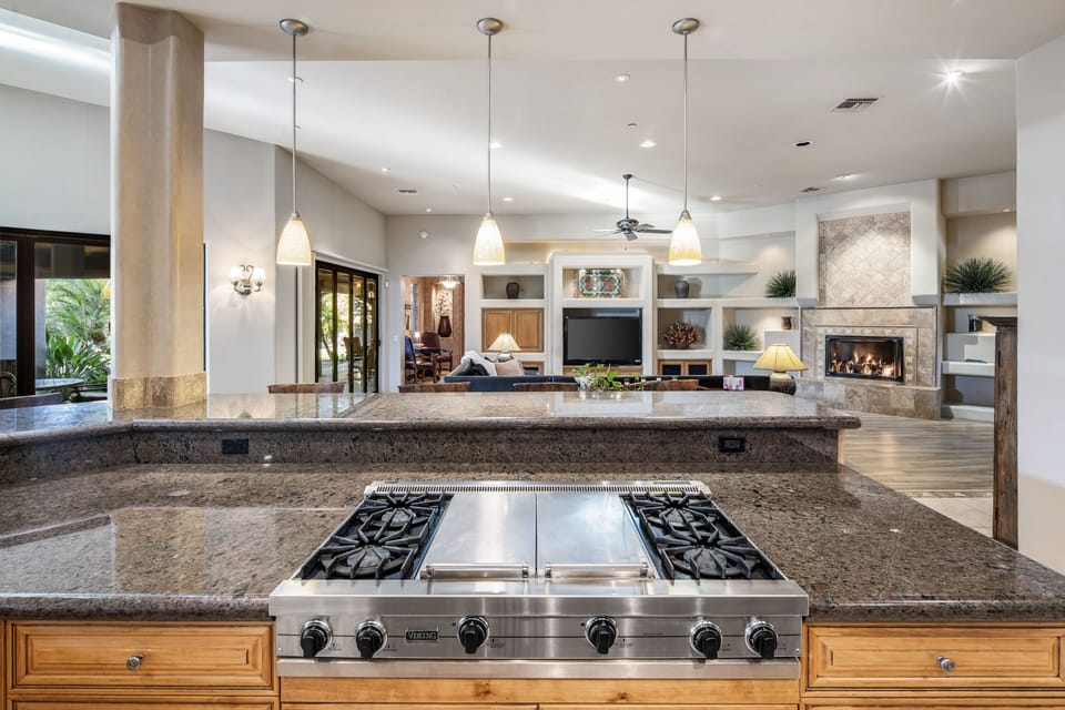 Gourmet Kitchen in main house