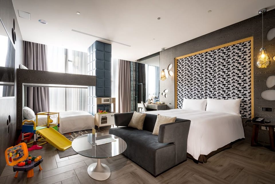 Family Children Suite (Consecutive night 11 pm check-out required) | Desk, blackout drapes, soundproofing, free cribs/infant beds