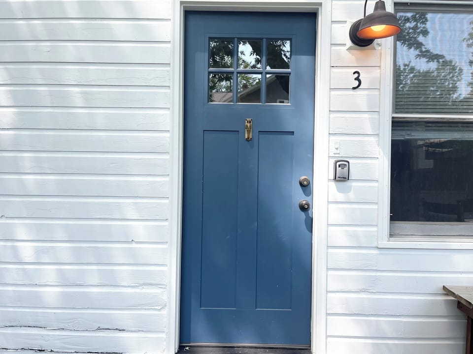 front door of Cottage 3