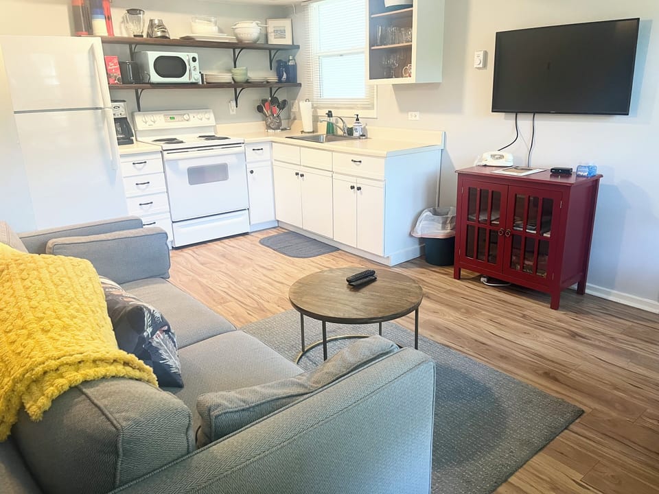 view of main living space from front door