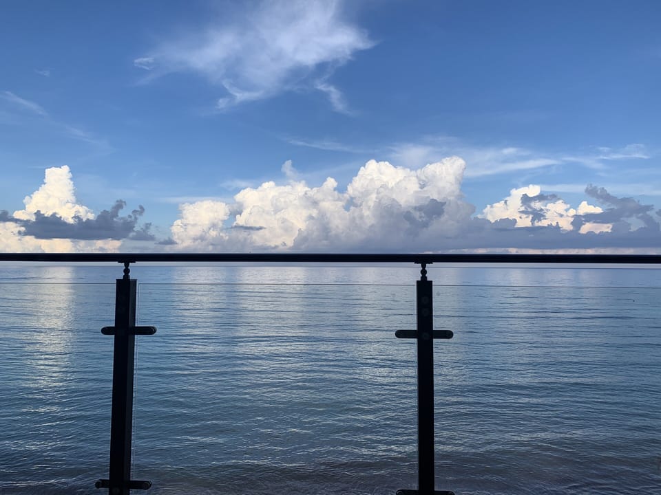 View from main balcony