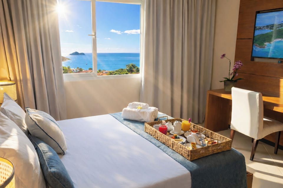 Premium Loft, Ocean View | Minibar, free WiFi, bed sheets