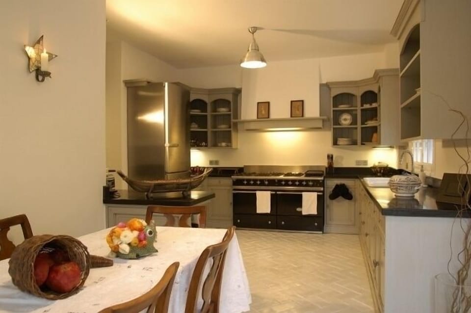 A chef's kitchen