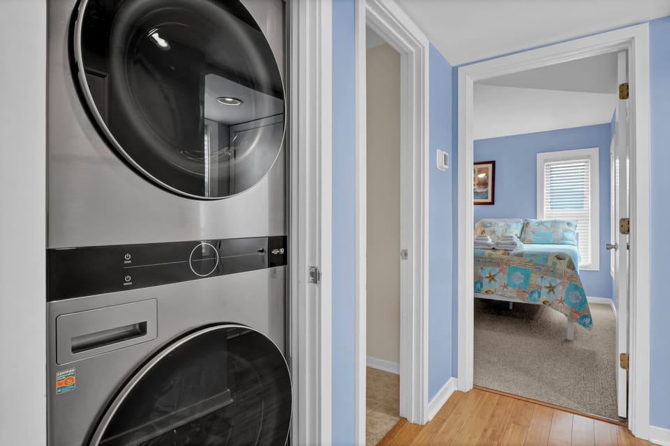 Second floor laundry closet