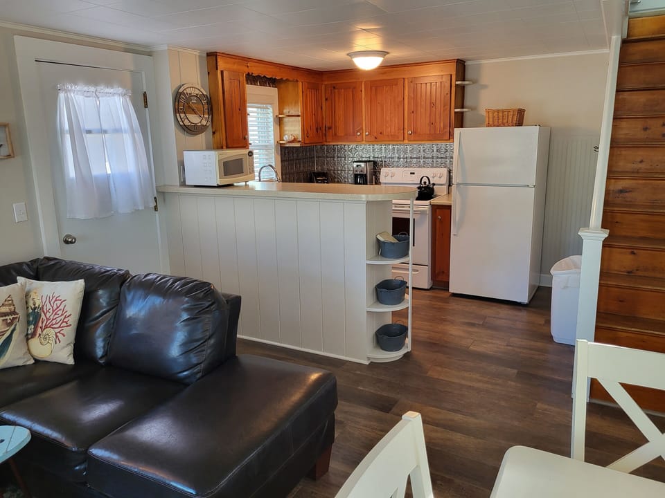 Family room looking into Kitchen