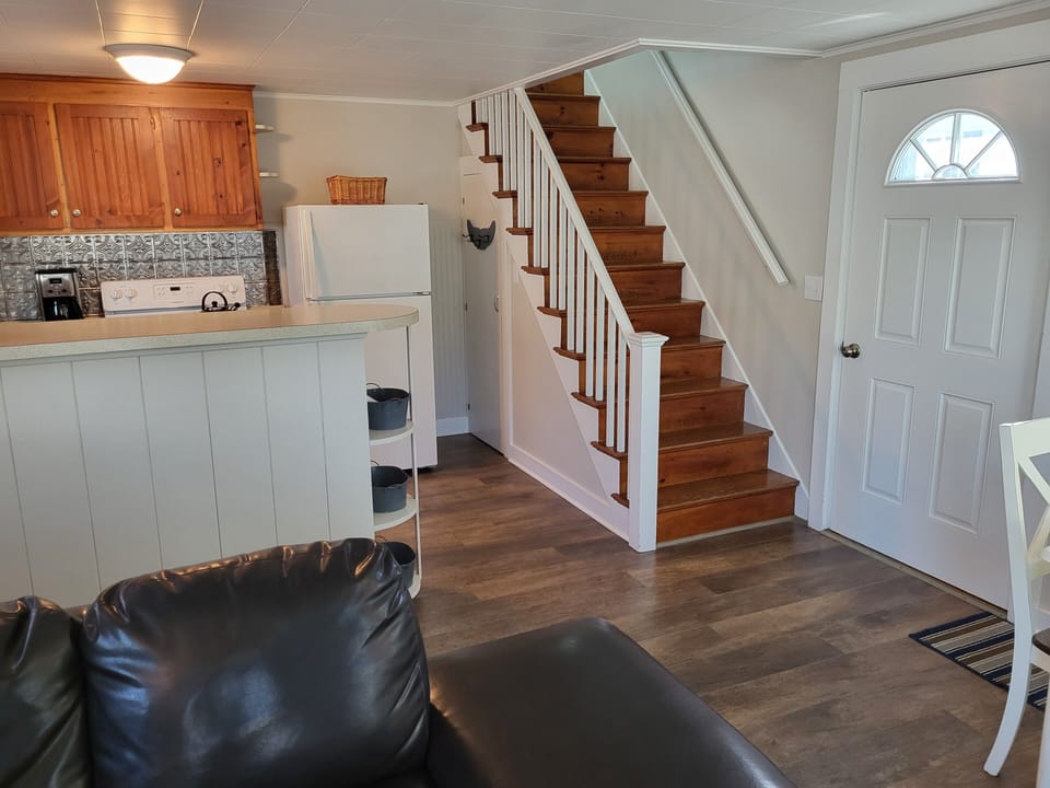Looking from Family Room to Stairs