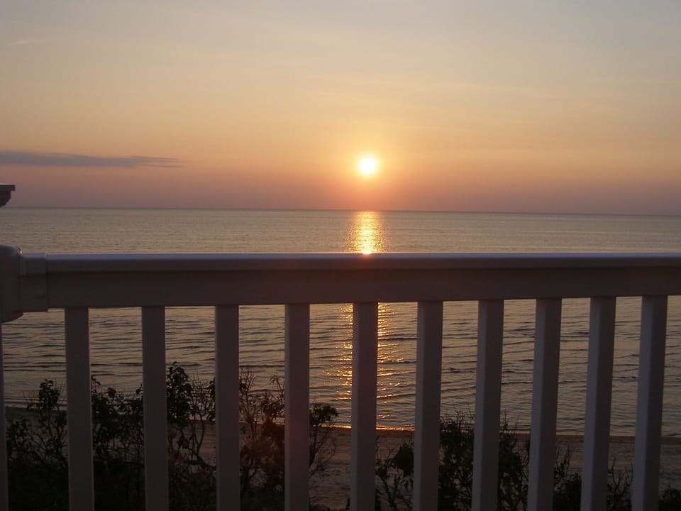 Panoramic view of Delaware Bay in Cape May, NJ
