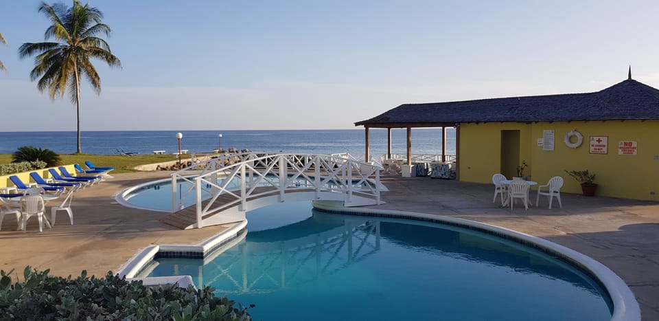 Swimming pool and seating