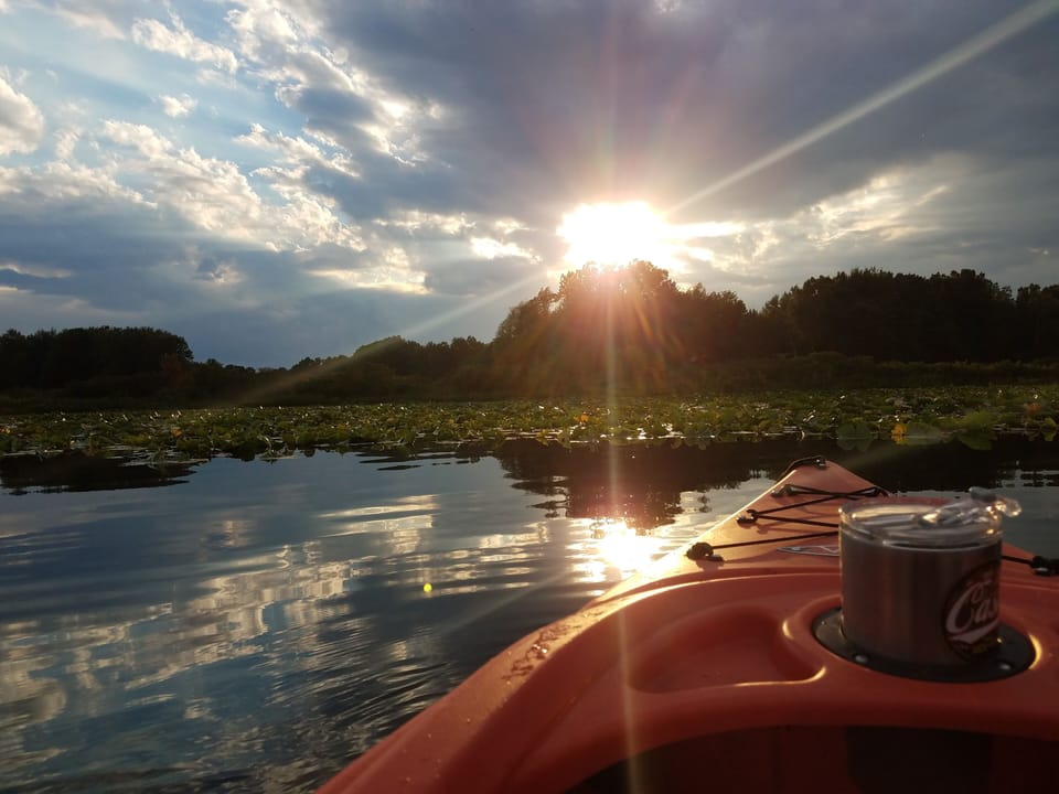 Perfect way to catch a sunset.