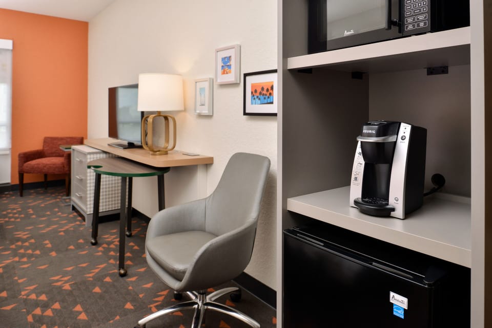 Flat-screen TV, pay movies