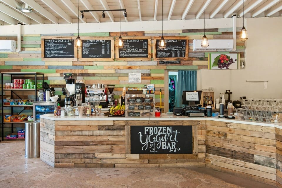 Coffee shop counter-the Sea-grape building