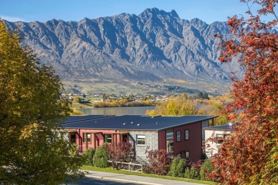 Marina Apartment complex in autumn