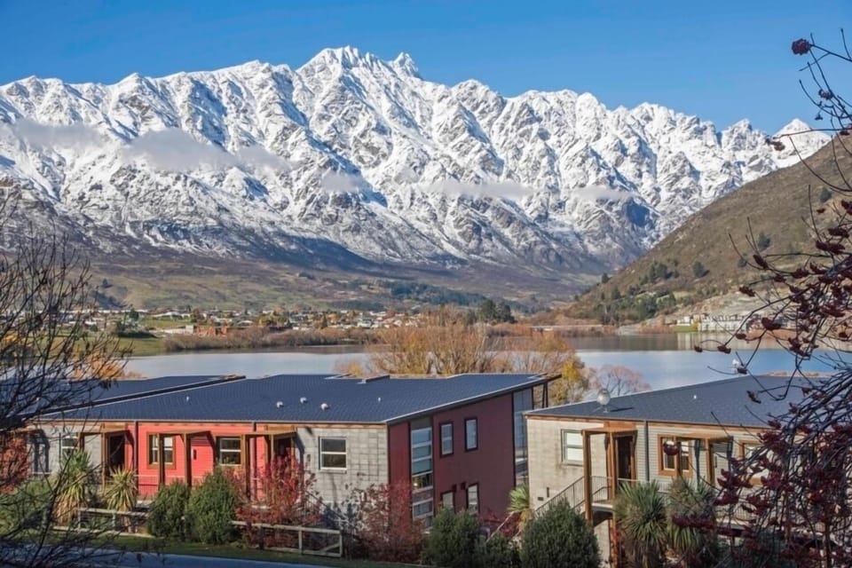 Marina Apartment complex in winter