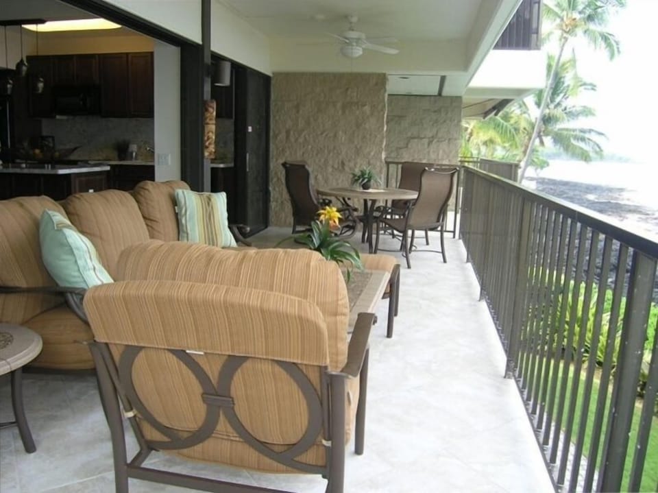 This is Heaven. The Ocean is only a few yards away. All Tropitone Furniture