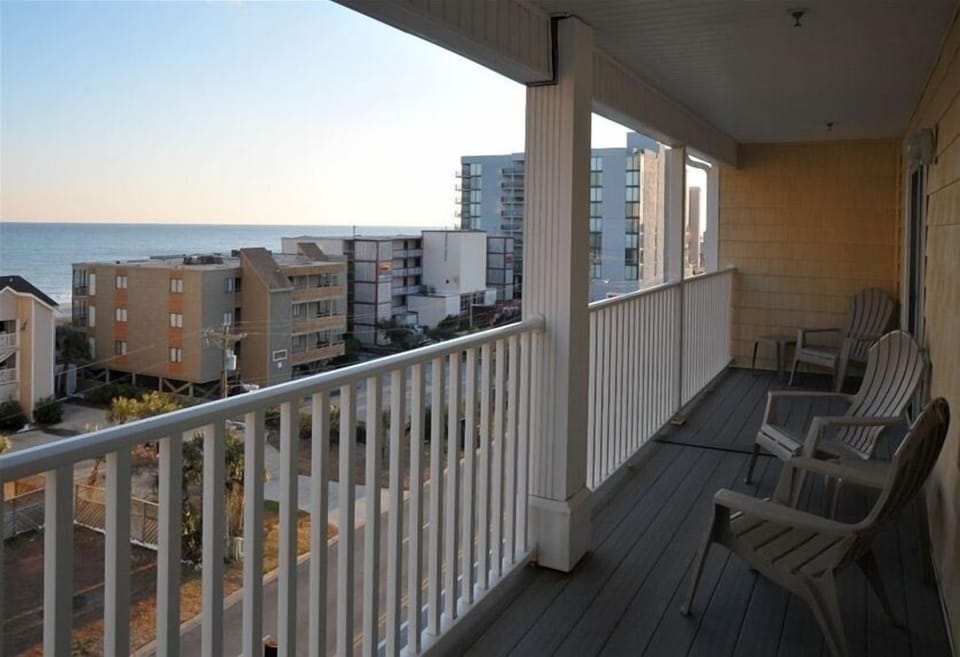 Ocean view from our balcony. Perfect place to enjoy a cup of coffee or a book...