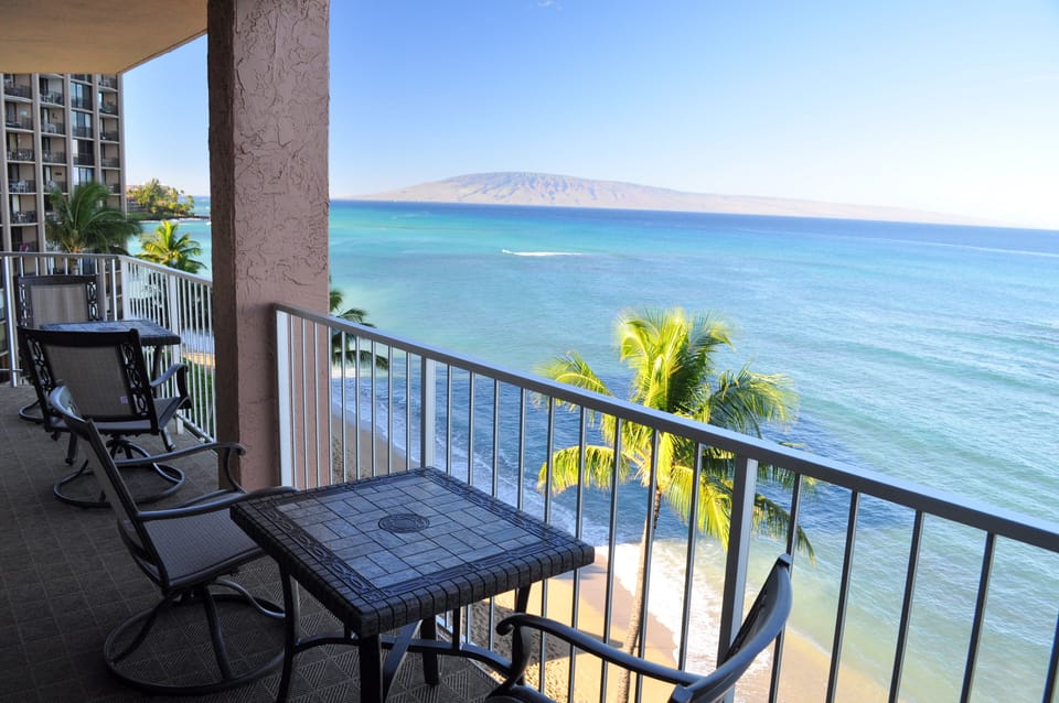 view from lanai of Island of Lanai