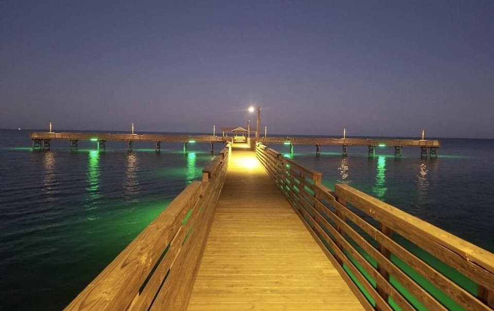 Fulton Town Fishing Pier is just a few minutes from your front door!