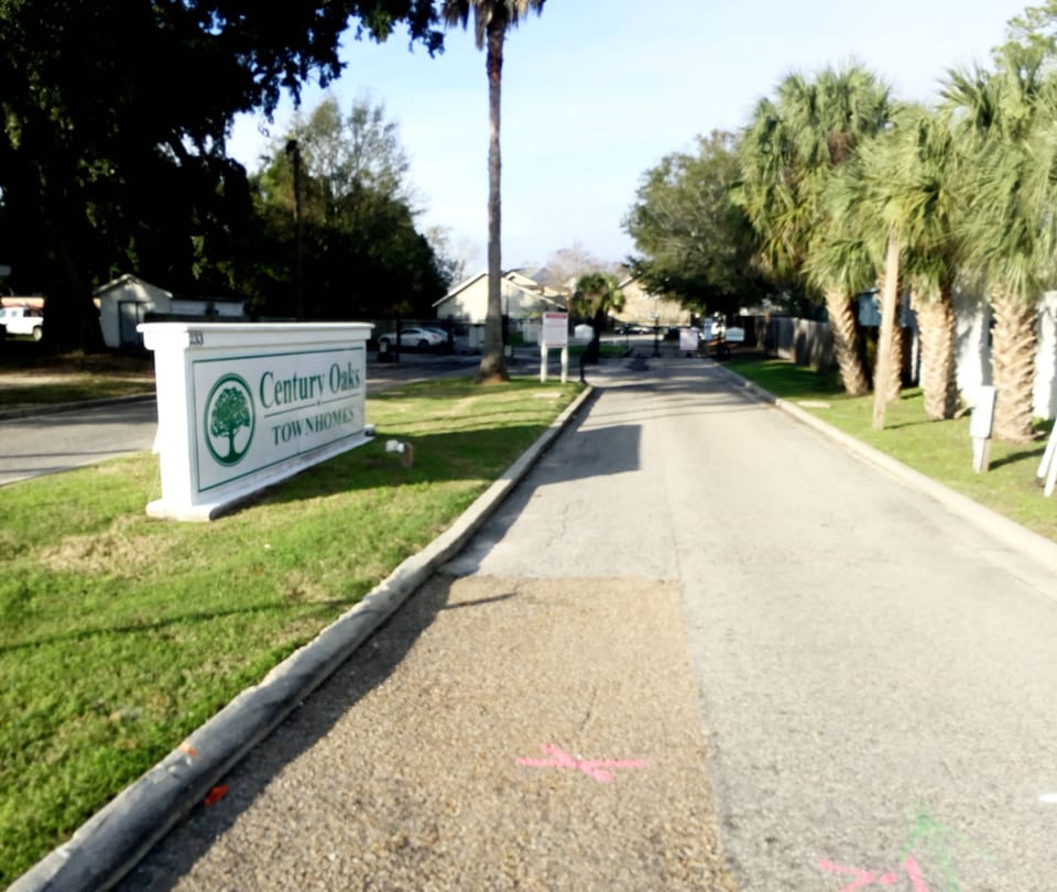 Entry to Century Oaks Townhomes