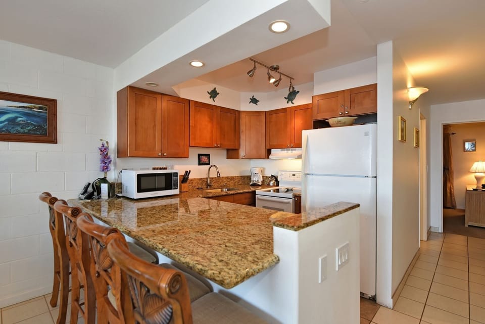 Our updated kitchen with everything you could possibly need