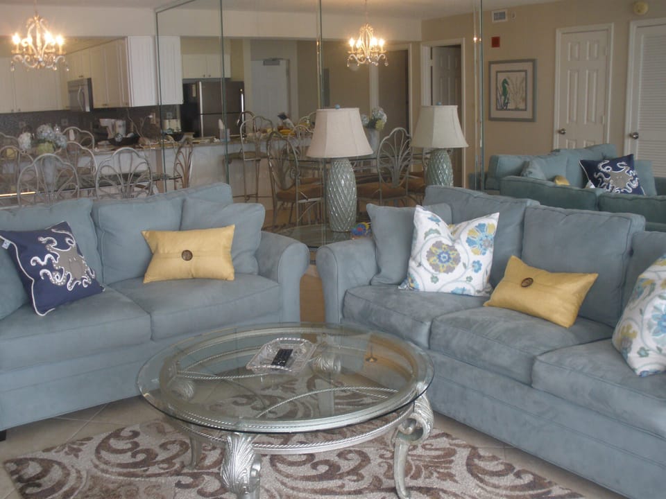 Spacious living area