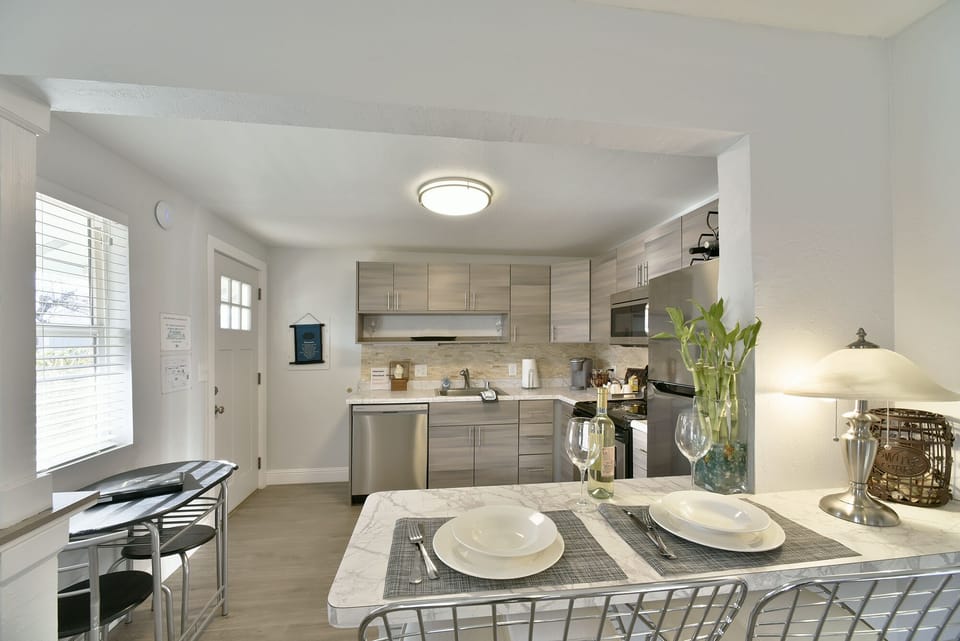 Kitchen and Dining bar