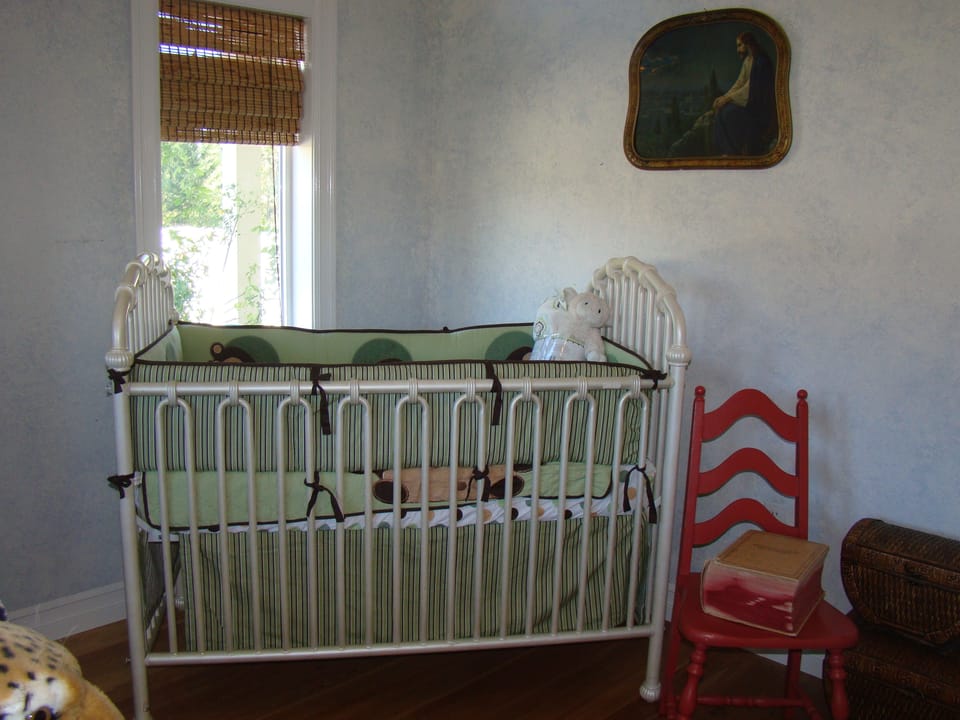 A lovely crib for baby