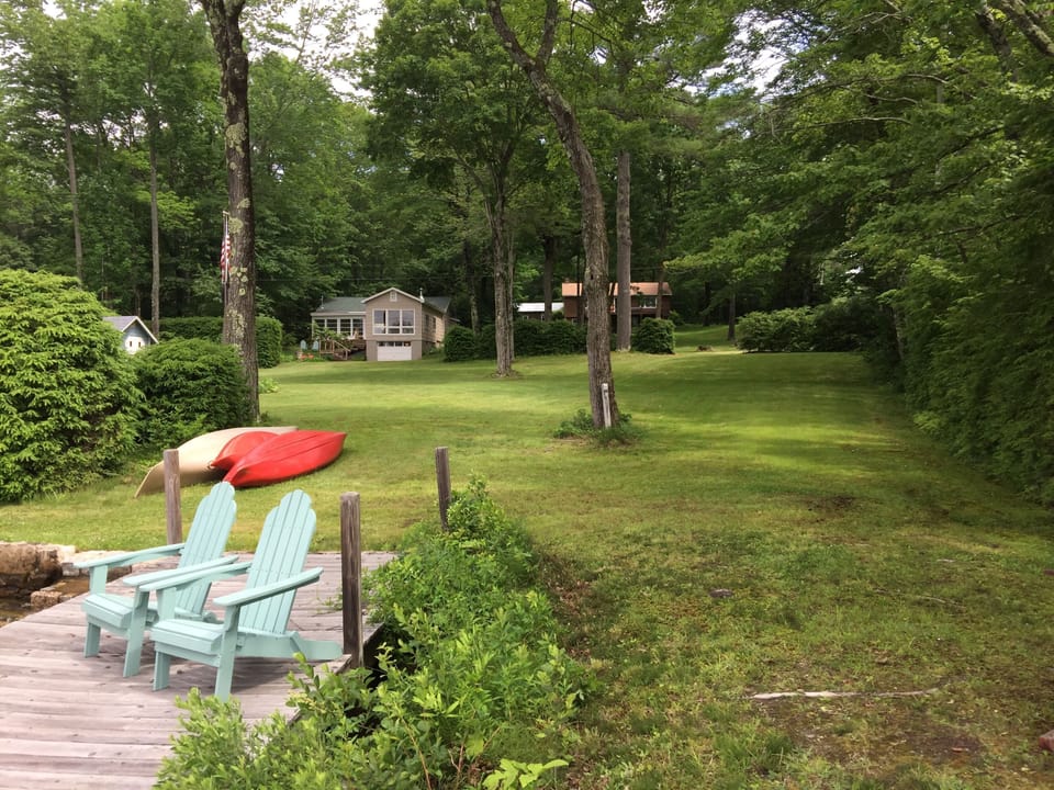 150 ft. to the lake for a quick kayak, canoe, swim, or relax & enjoy the view.
