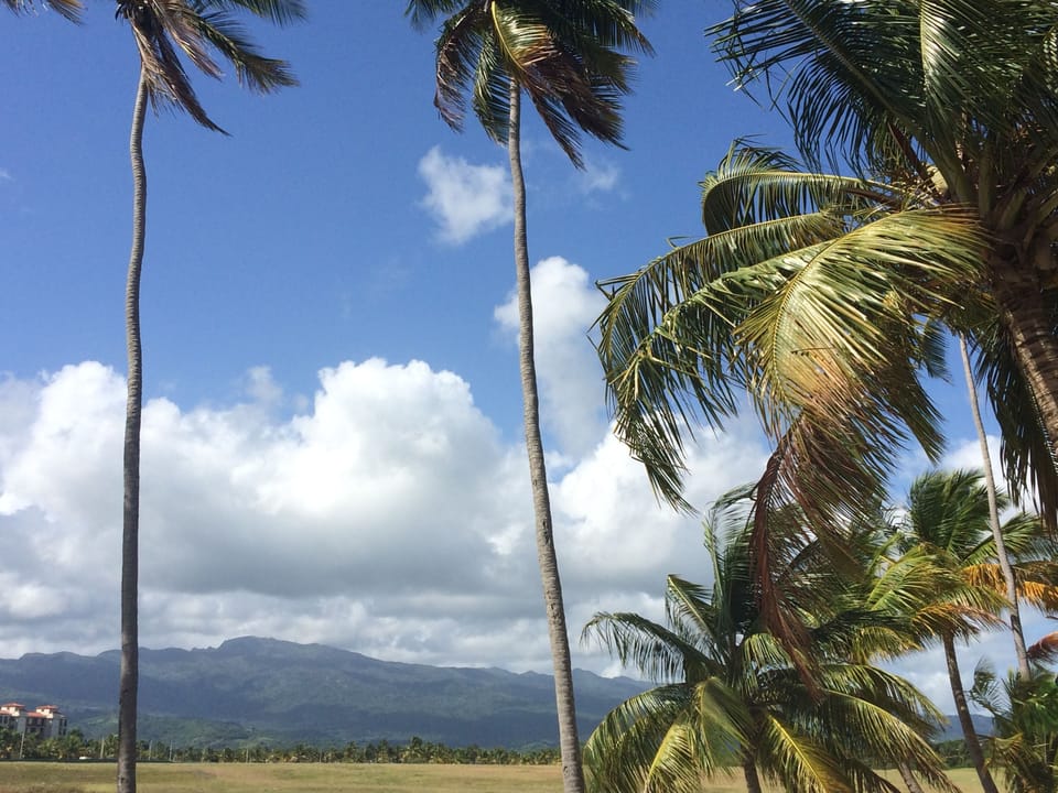 Golf course view of El Yunque Rain Forest