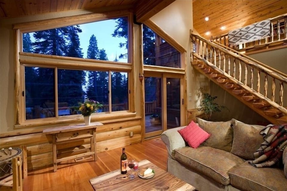 Great room looking South towards North Lake Tahoe